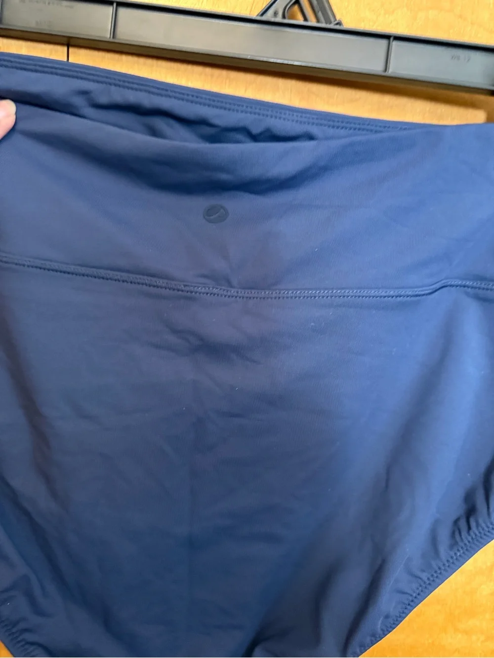 NWT * CRZ YOGA High-Waisted Bikini Bottom Insignia Blue Size Large